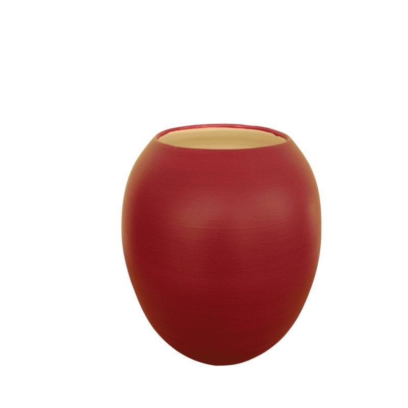 Duo Vase boule et Vase arrondi uni rose